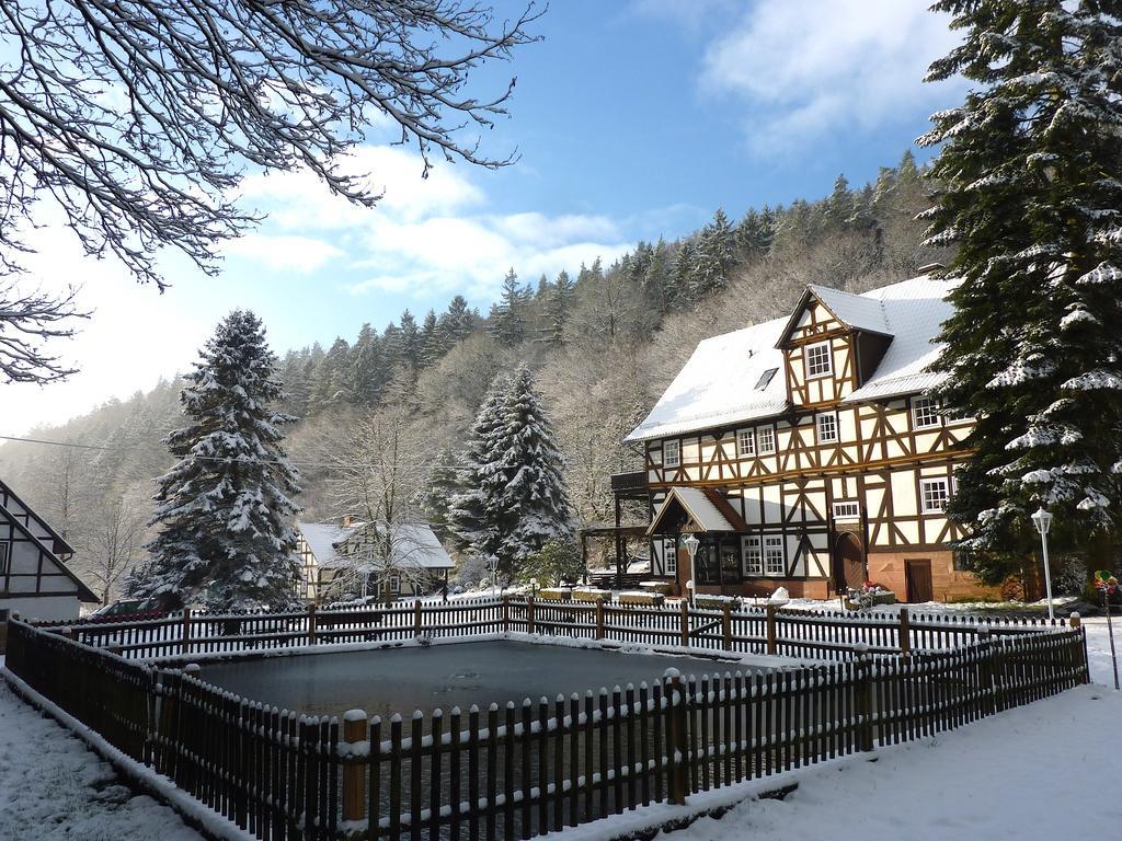 Hof Guttels Waldgasthof Ferienpension Rotenburg an der Fulda Esterno foto